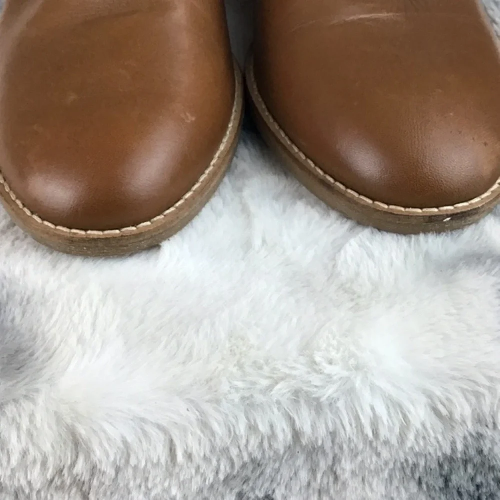 Clarks Comfort Brown Leather Slip-On Shoes Size‎ 9.5 M
